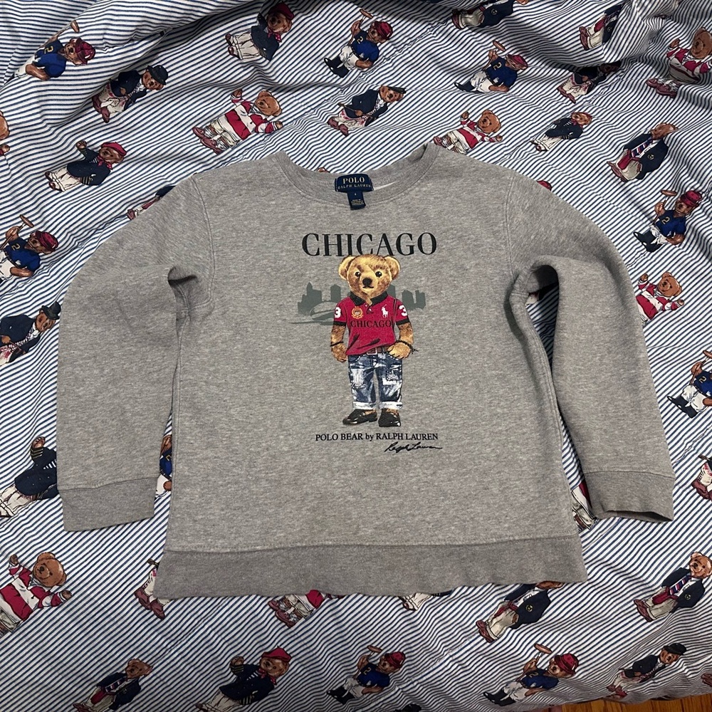 Polo by Ralph Lauren Kids Gray Sweatshirt Chicago